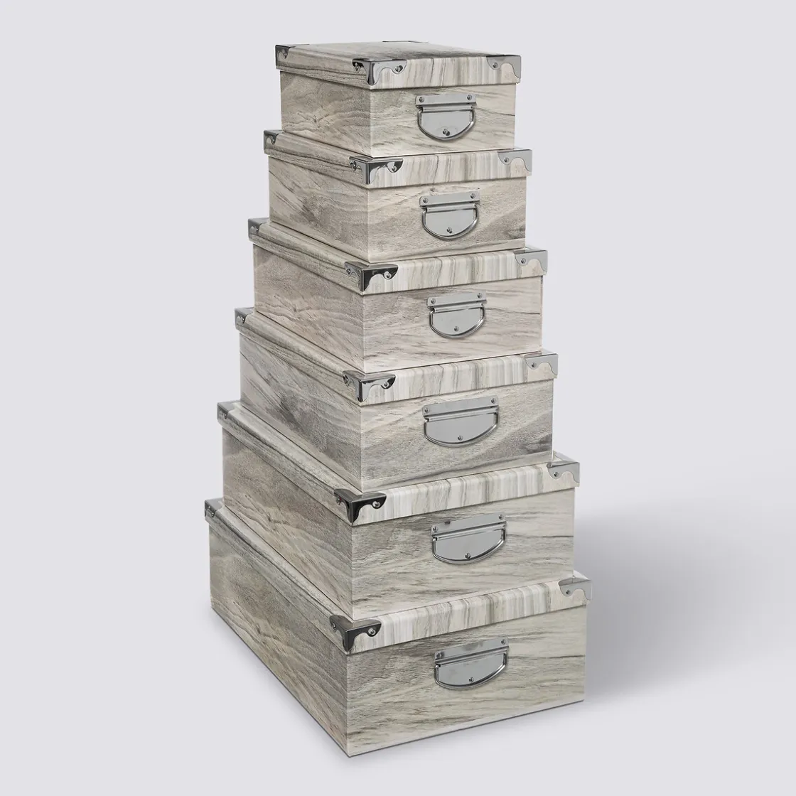 5five 6 boites de rangement, Multicolore