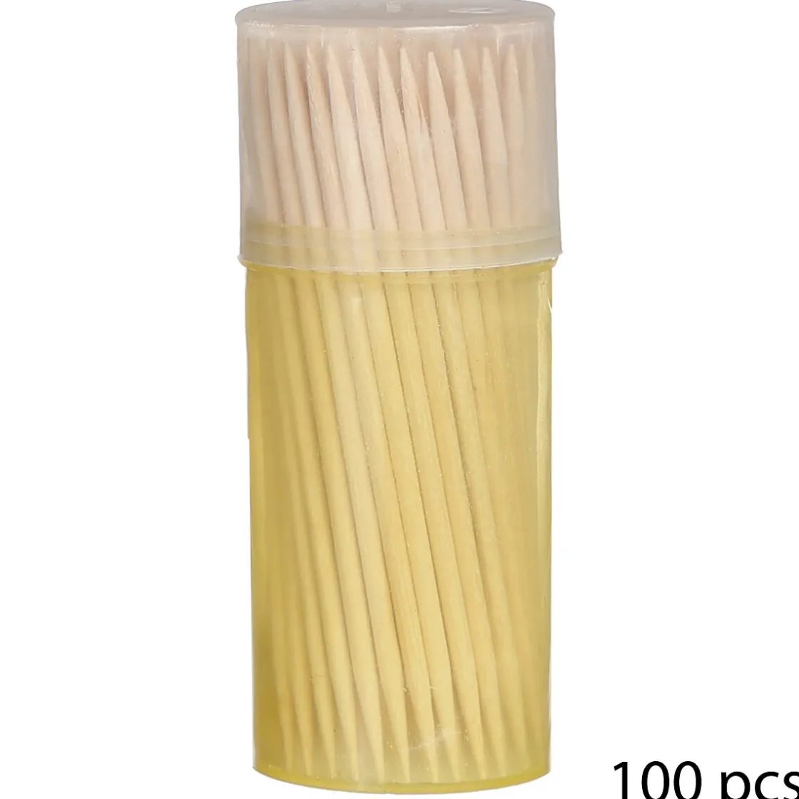5five 4 boîtes 100 cure-dents bambou