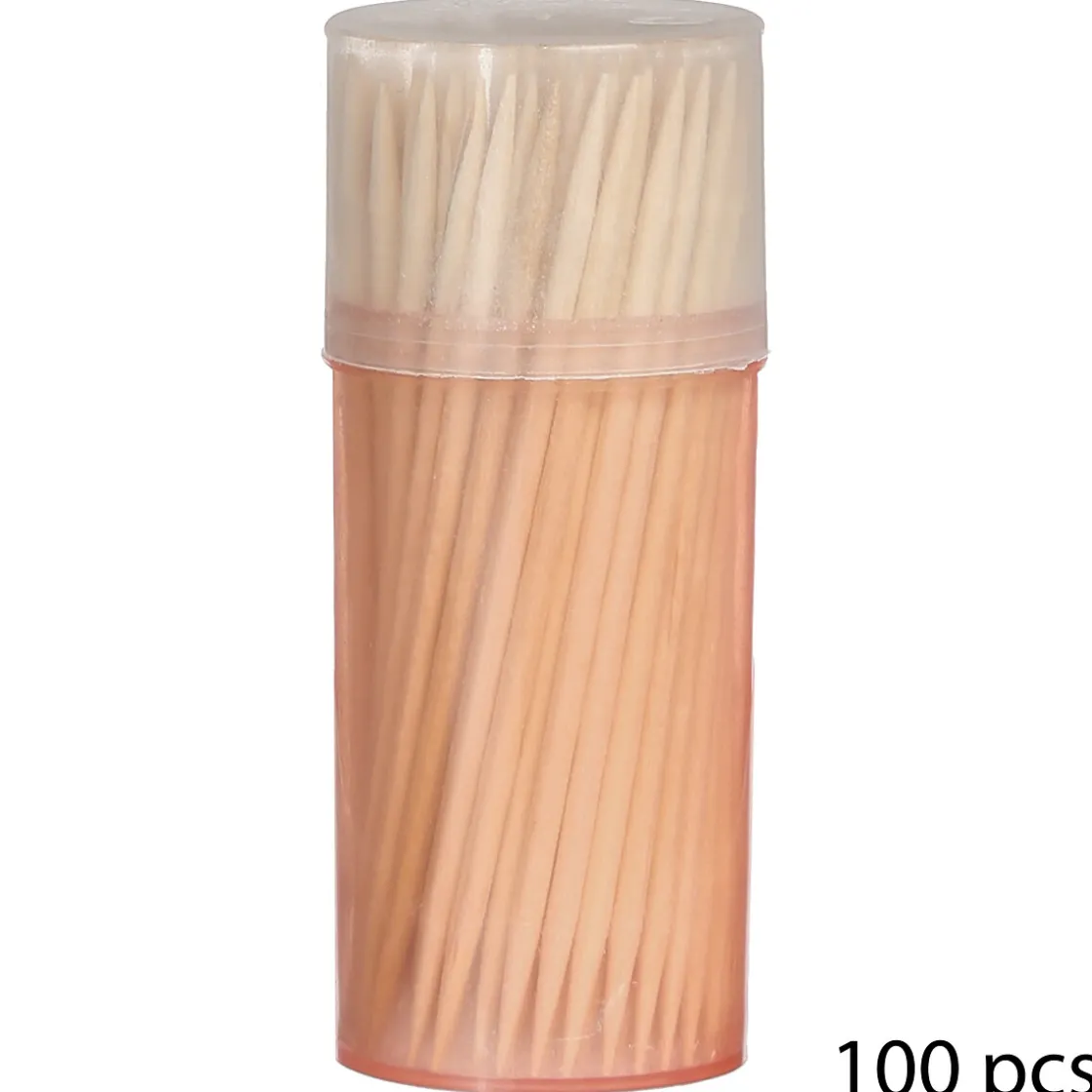 5five 4 boîtes 100 cure-dents bambou