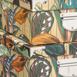 5five 6 boîtes coin métal, Multicolore