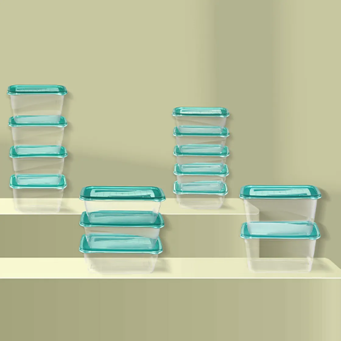 5five 3 boîtes de conservation, 1,25L