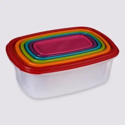 5five 6 boîtes de conservation plastique