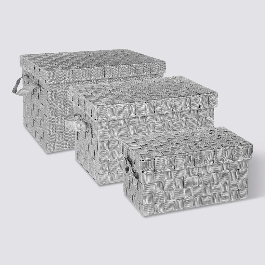 5five 3 boîtes de rangement, Gris