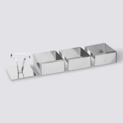 5five 3 cadres de présentation avec poussoir, Inox