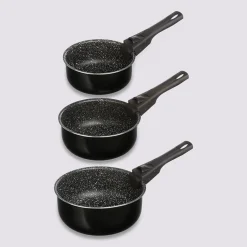 5five 3 casseroles Aluminium poignée amovible, 16/18/20cm