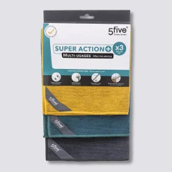 5five 3 chiffons microfibre 30x40cm