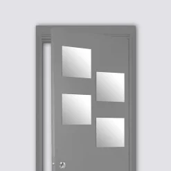 5five 4 miroirs adhésifs carrés, 30x30 cm