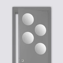 5five 4 miroirs adhésifs ronds, D.30 cm