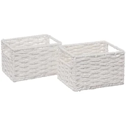 5five 4 paniers de rangement, Blanc