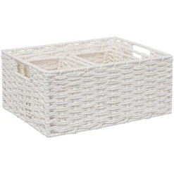 5five 4 paniers de rangement, Blanc