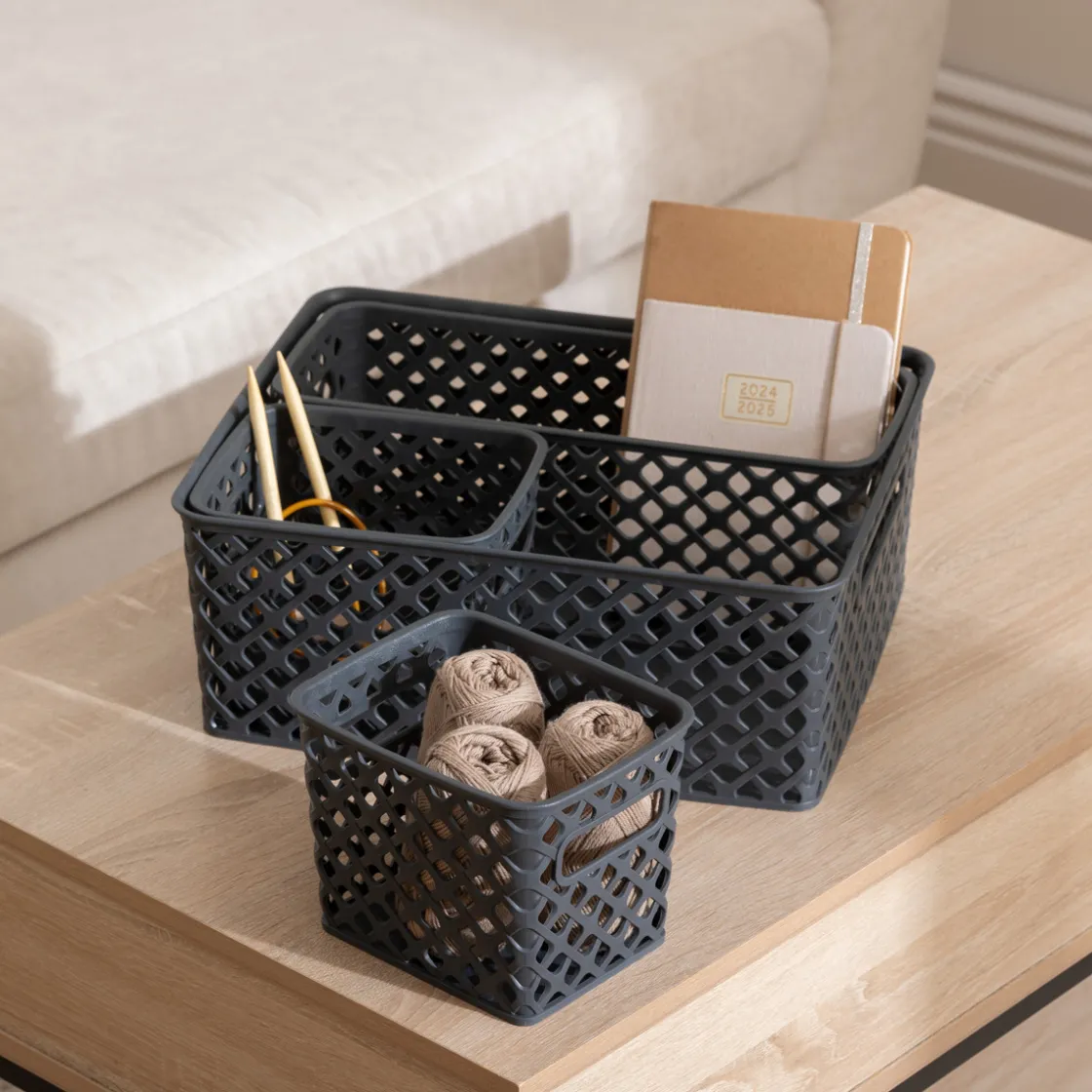 5five 4 paniers, Gris anthracite