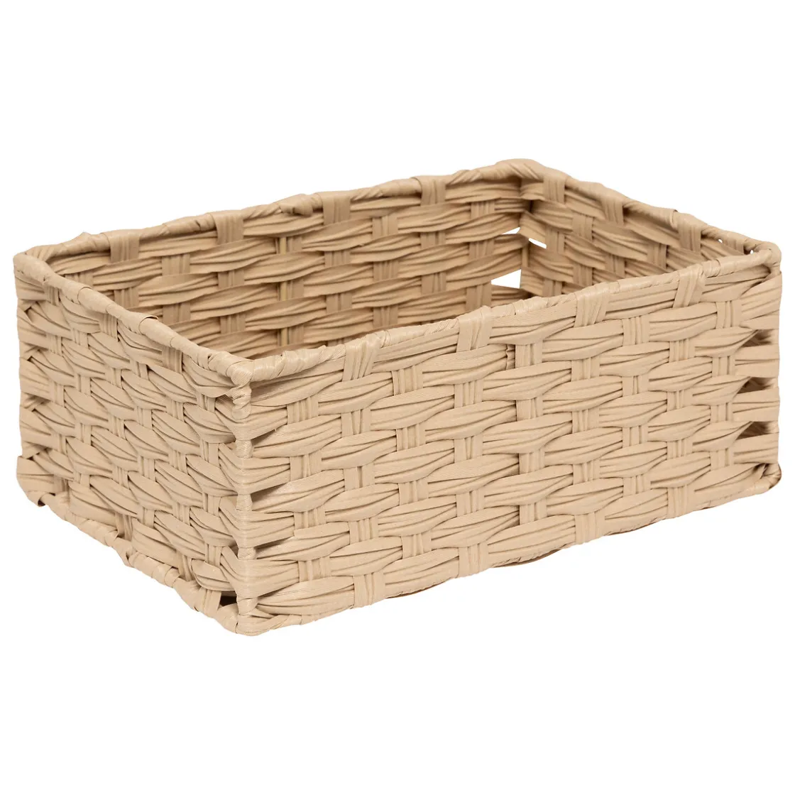 5five 3 paniers tressées, Beige