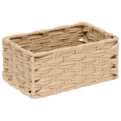 5five 3 paniers tressées, Beige