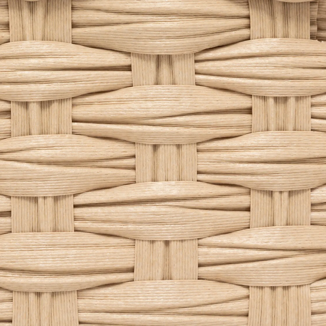 5five 3 paniers tressées, Beige