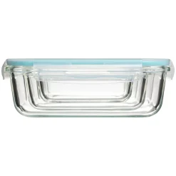 5five 3 petites boîtes rect de conservation verre