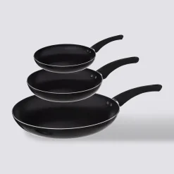 5five 3 poêles Aluminium, 20/24/28 cm