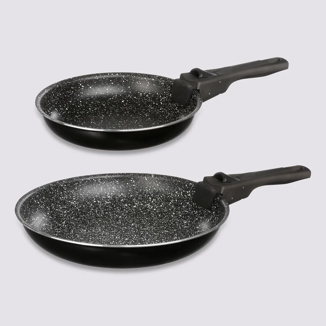 5five 2 poêles Aluminium poignée amovible, 20/26 cm