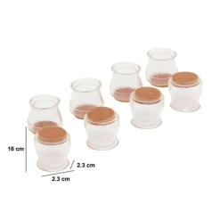 5five 8 protections pour pied de chaises, D.2,3 cm