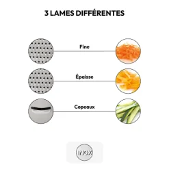 5five 2 râpes pyramide, silicone