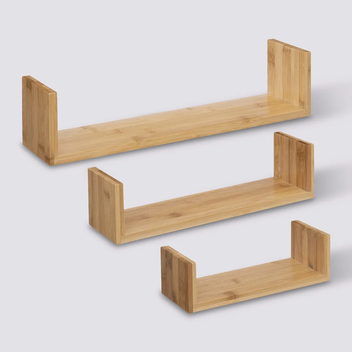 5five 3 étagères murales, Bambou