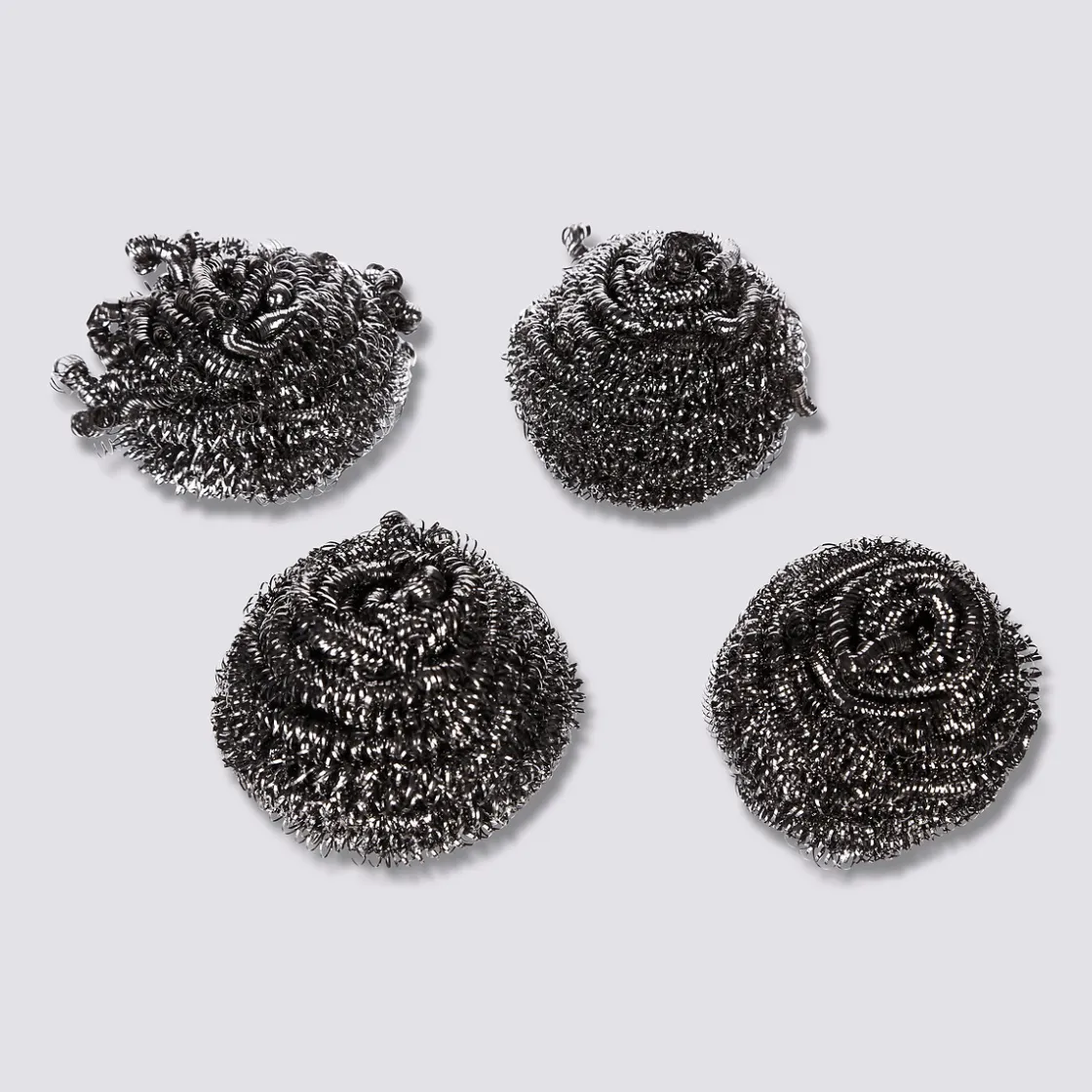 5five 4 tampons à récurer, Acier