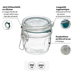 5five 3 terrines verre, 0,3L