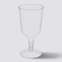 5five 12 verres à vin réutilisables 15cl, Transparent