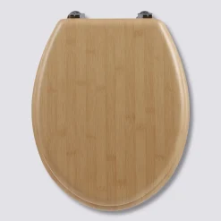 5five Abattant WC Bois, Effet bambou