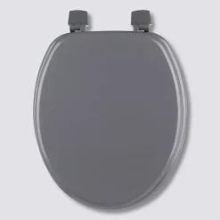 5five Abattant WC Bois laqué, Gris