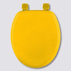 5five Abattant WC Bois laqué, Jaune