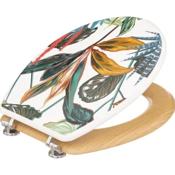 5five Abattant WC Bois, Multicolore