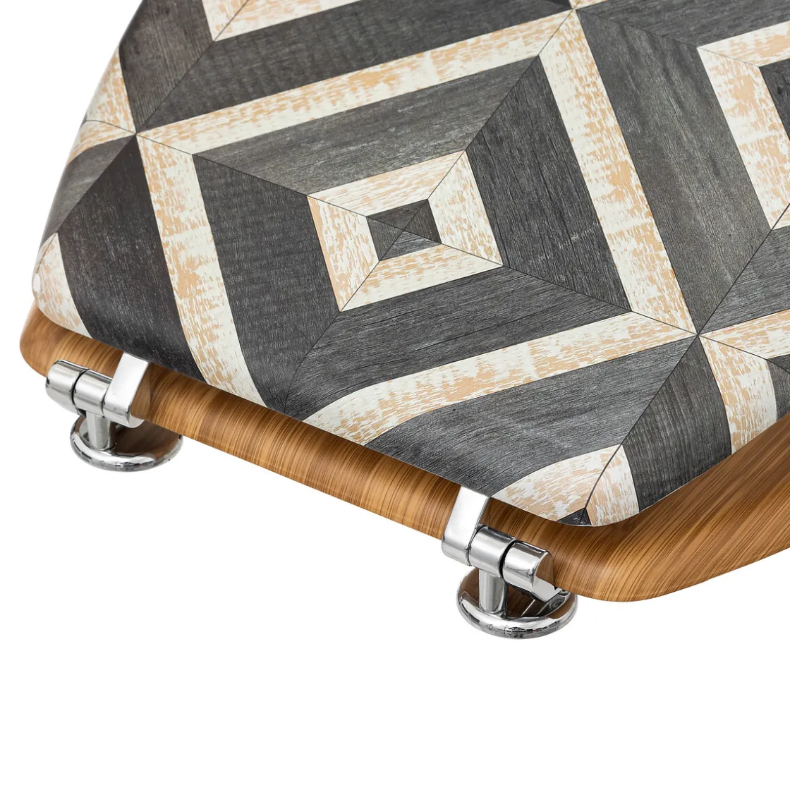 5five Abattant WC, Noir et beige