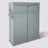 5five Armoire 2 penderies, Gris
