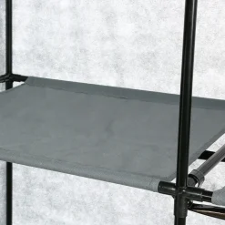 5five Armoire 2 penderies, Gris