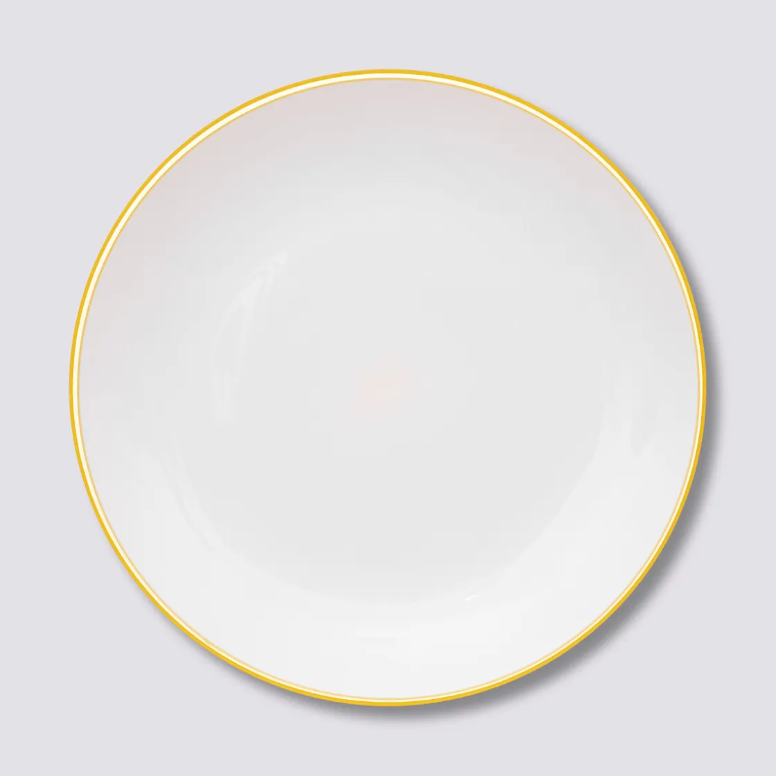 5five Assiette 25 cm, Jaune moutarde