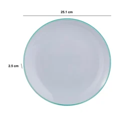 5five Assiette 25 cm, Vert menthe