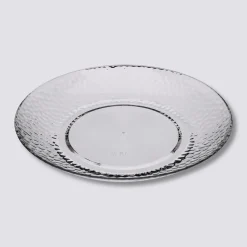 5five Assiette martelée 27cm, Transparent