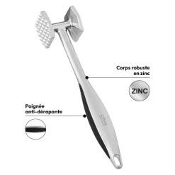 5five Attendrisseur de viande, Zinc