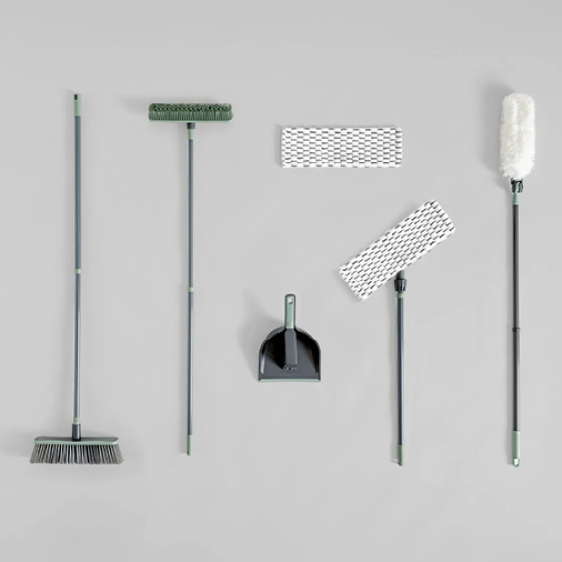 5five Balai antichoc téléscopique, H. 125 cm