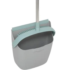 5five Balai et pelle pivotant, Gris et bleu