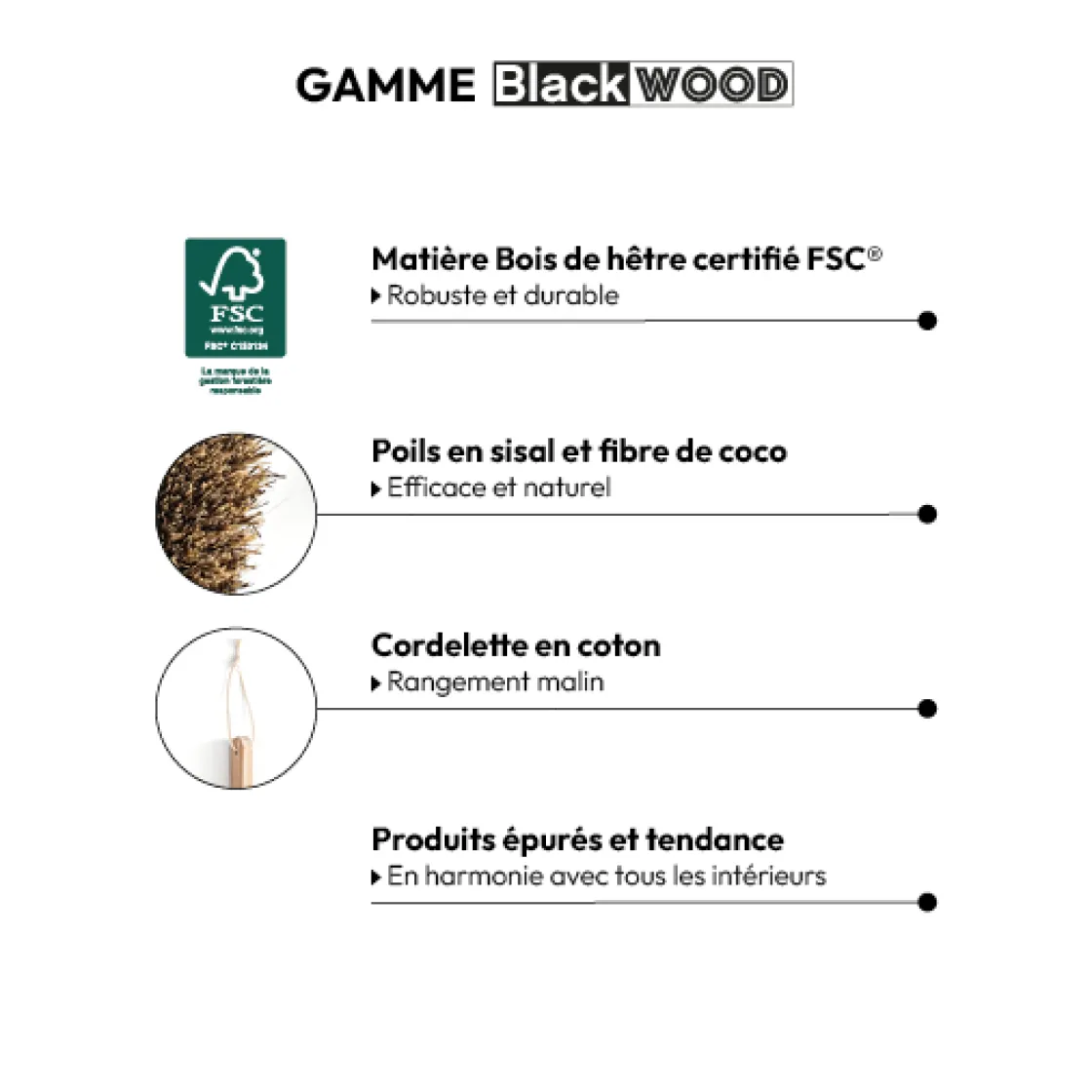 5five Balais intérieur en bois