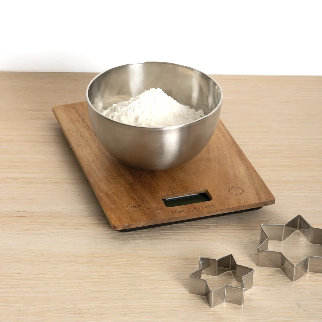 5five Balance de cuisine digitale, Acacia