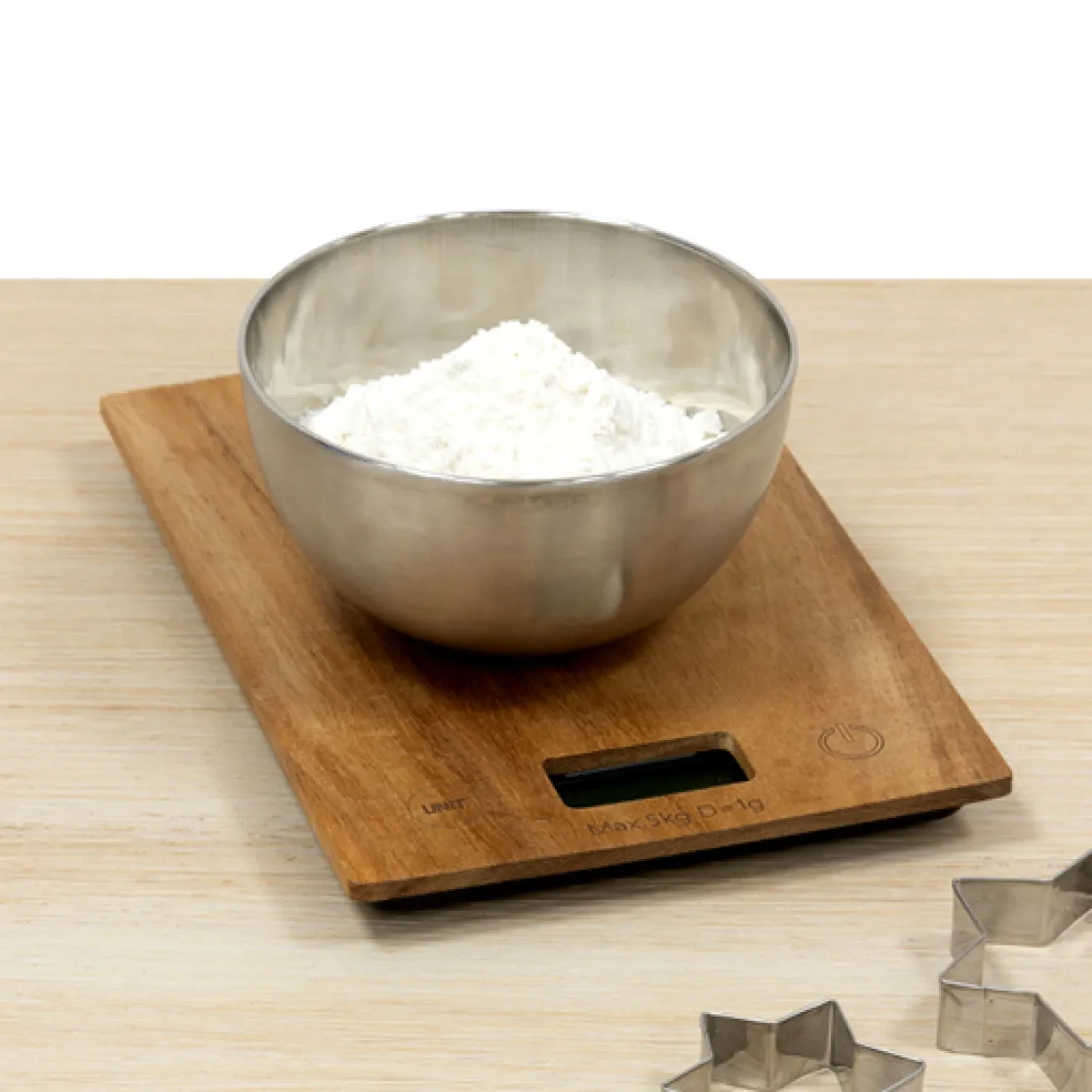 5five Balance de cuisine digitale, Acacia