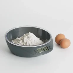 5five Balance de cuisine numérique avec bol, Gris