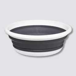 5five Bassine retractable 8L - Blanc, Gris clair