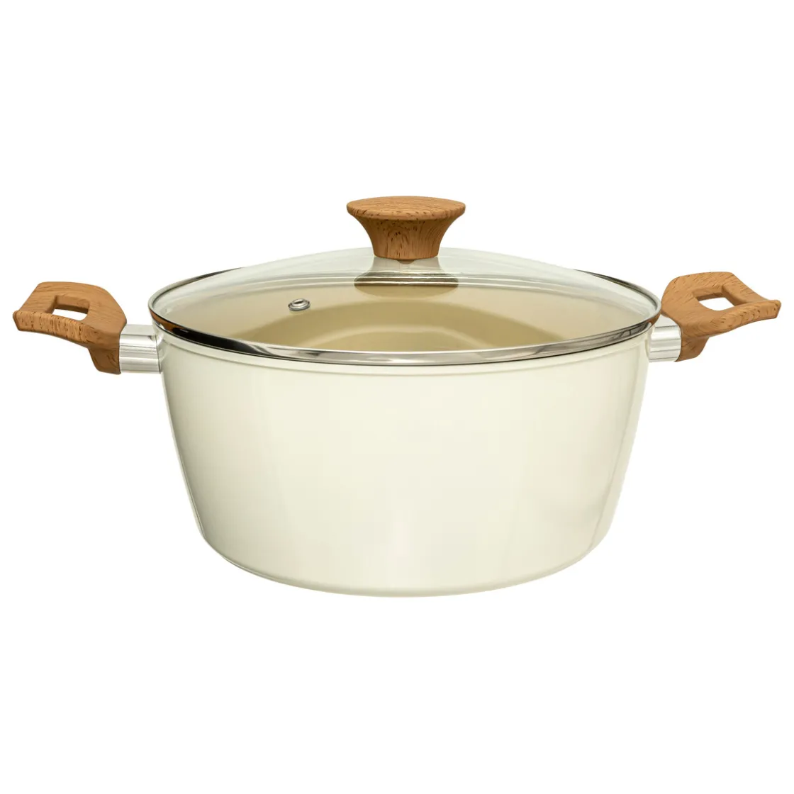 5five Batterie de cuisine en aluminium forgé, 4 pièces + 6 protections