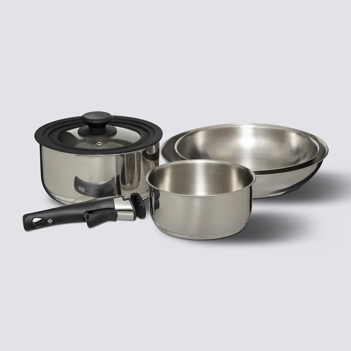 5five Batterie de cuisine, Inox