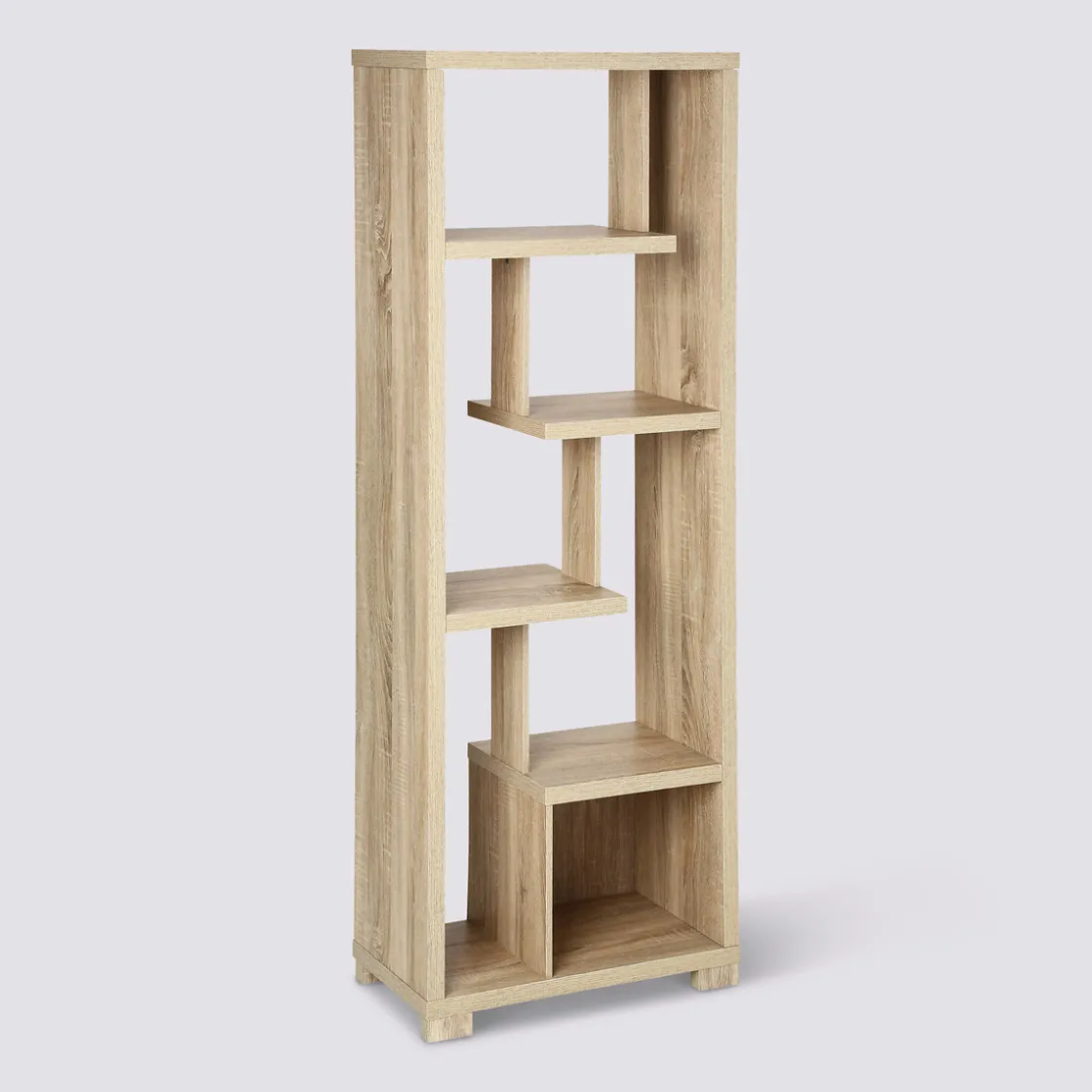 5five Bibliothèque 6 niveaux, Effet chêne naturel