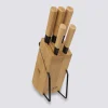 5five Bloc 5 couteaux, manche bambou