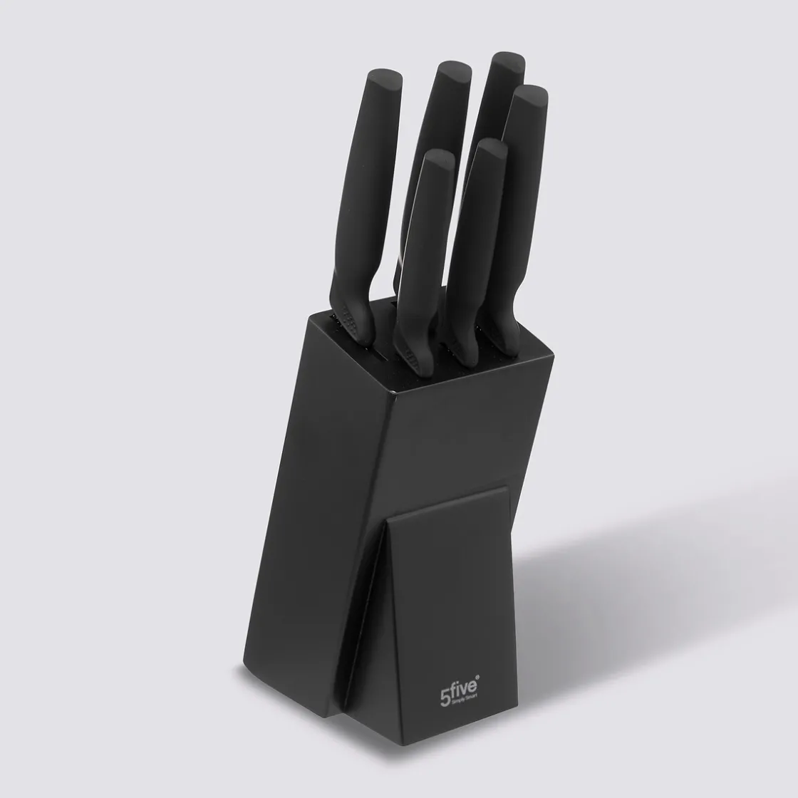 5five Bloc 6 couteaux, Noir